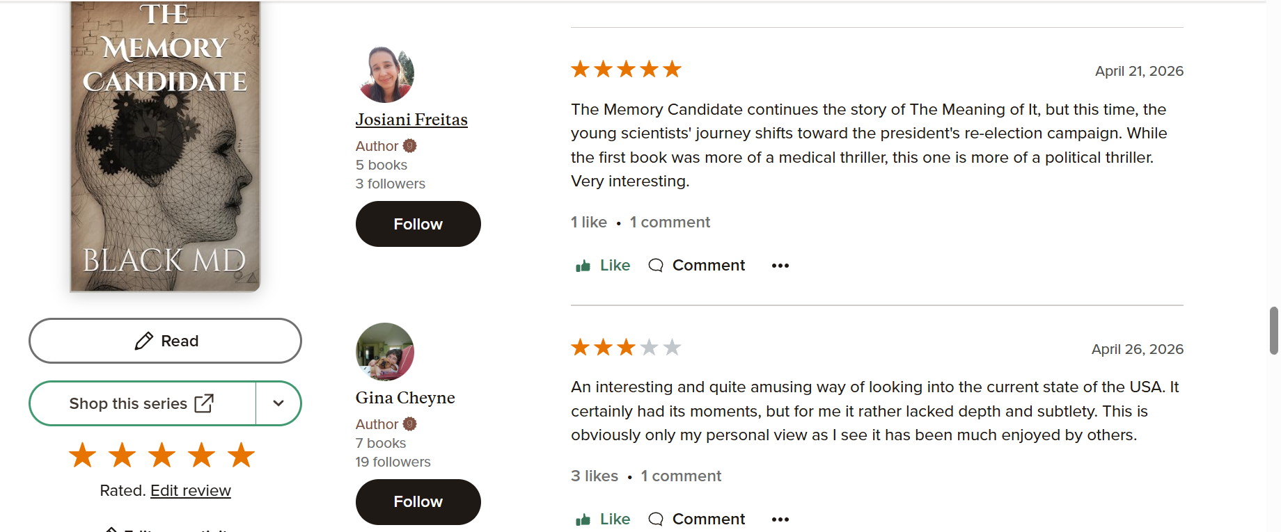 The Memory Candidate Book Cover